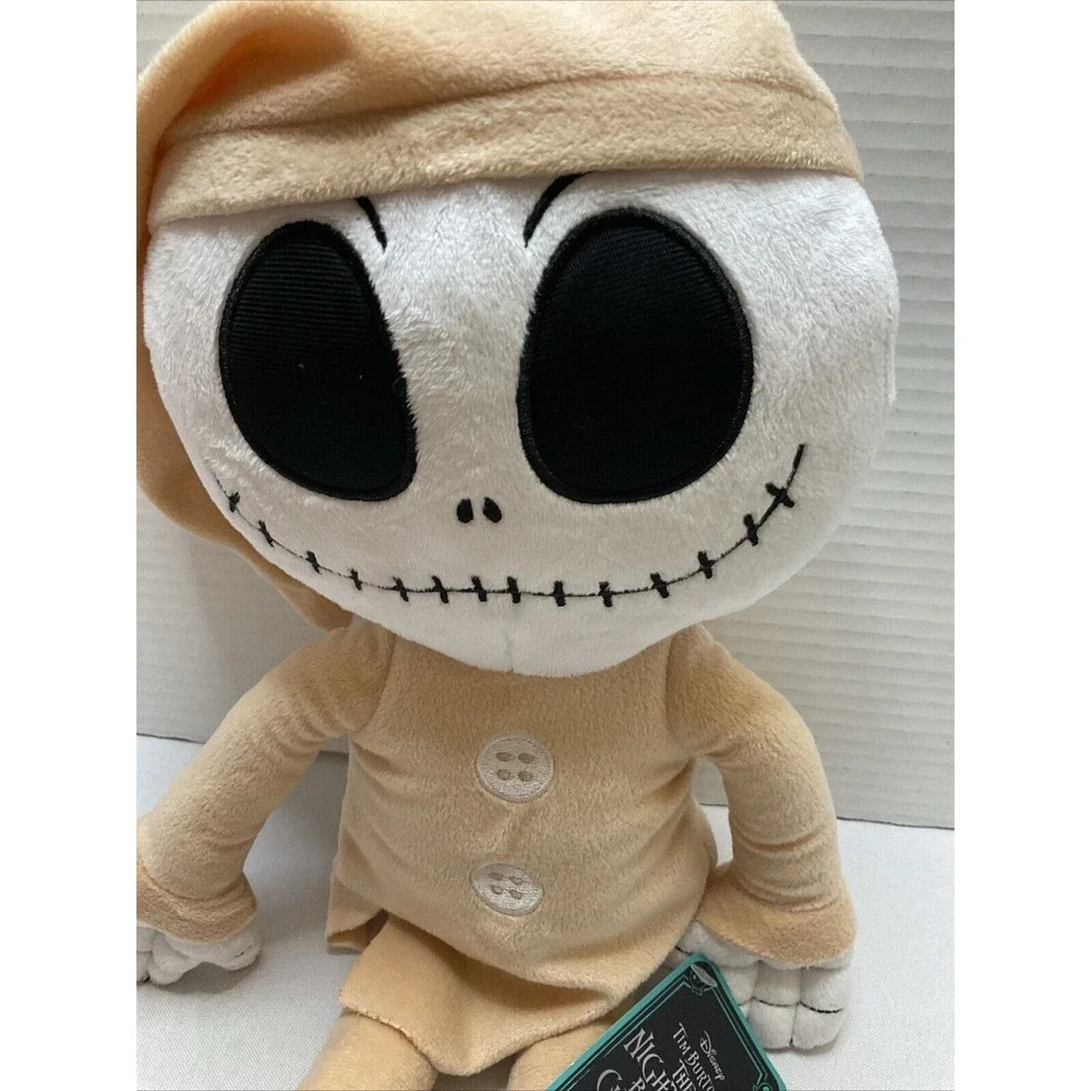 NEW Disney Jack Skellington Pajama Plush Nightmare Before Christmas Nightcap 17